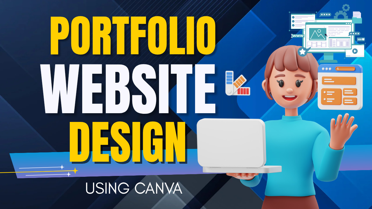 Design a Stunning Portfolio Website in Canva for You