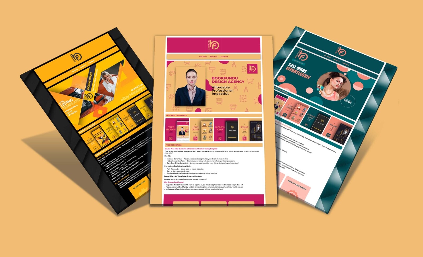 Bespoke eBay Template & Store Design for Luxury Fashion Brands – BookFundu